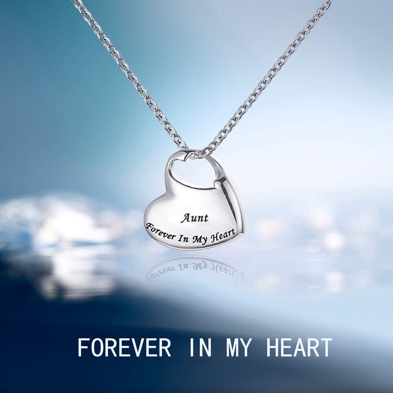 [Australia] - TCHYUN Urn Necklaces for Ashes Dad Mom Brother Aunt Daughter Grandma Grandpa Husband Papa Sister Son Uncle Wife Dog Love Cremation Memorial Pendant Keepsake Stainless Steel 