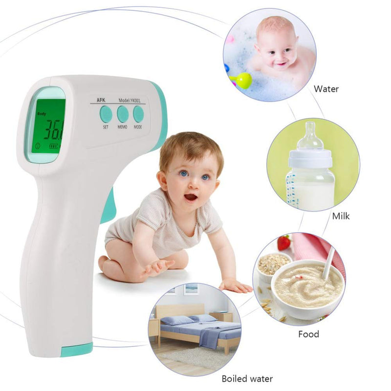 [Australia] - Non Contact Forehead Gun, Medical Digital Thermometer for Fever, Clinical Detecting Body Temperature in Infants, Children and Adults 