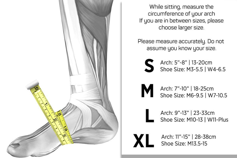 [Australia] - OS1st DS6 Decompression Sleeve (Single Sleeve) Resting Therapy for Moderate to Severe Plantar Fasciitis Medium 