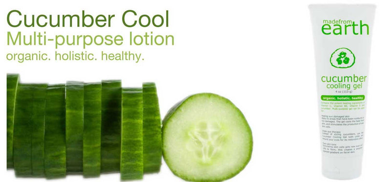 [Australia] - Made from Earth Cucumber Cooling Gel - Organic Cucumber, Aloe Vera and Vitamin C 
