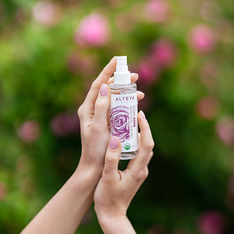 [Australia] - Alteya Organic Rose Water Spray 100ml - 100% USDA Certified Organic Authentic Pure Natural Rosa Damascena Flower Water Steam-Distilled and Sold Directly by the Rose Grower Alteya Organics 