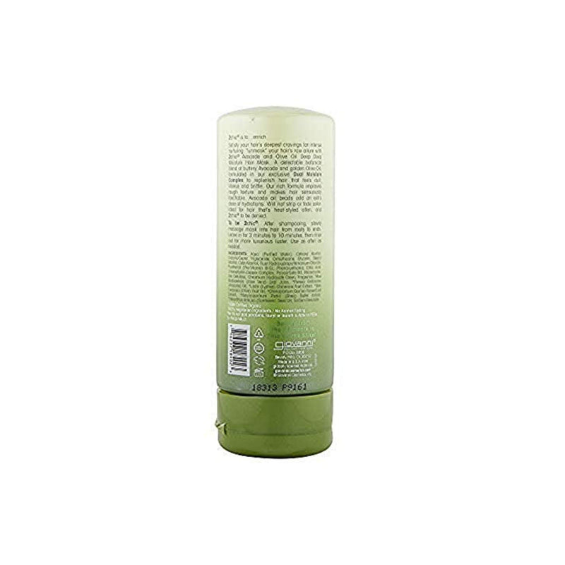 [Australia] - GIOVANNI 2chic Ultra Moist Deep Deep Moisture Hair Mask, 5 oz. Avocado & Olive Oil, Enriched with Aloe Vera, Shea Butter, Botanical Extracts & Oils, No Parabens, Color Safe (Pack of 1) 