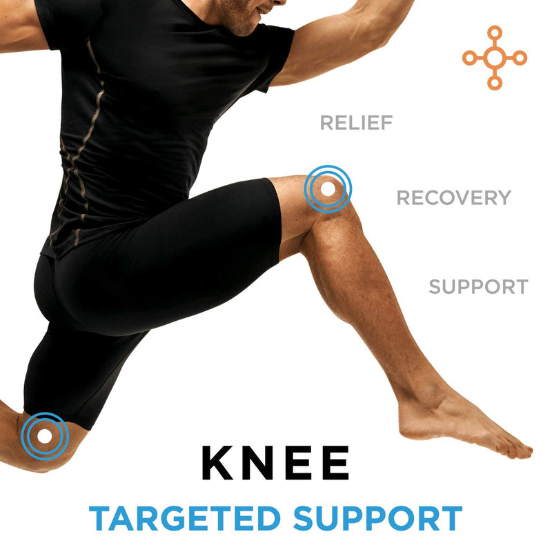 [Australia] - Tommie Copper Unisex Core Compression Knee Sleeve Large Black 
