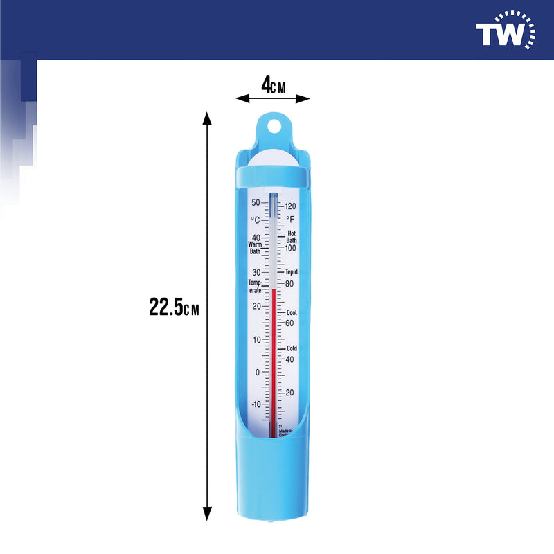 [Australia] - Bath Thermometer 230 mm - Scoop Sampling Water Temperature Thermometer for Baby, Elderly, Kids - Easy to use Water Thermometer to Monitor Bathing Temperature 