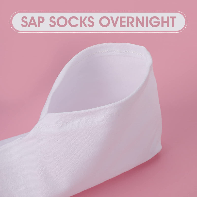[Australia] - Sibba 3 Pairs Moisturizing Socks Overnight, Spa Socks, Lotion Moisturizing Socks Spa Overnight Absorbing for Dry Cracked Feet 