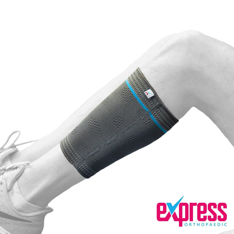 [Australia] - Express Orthopaedic® - Medically Approved Woven Elastic Calf Compression Support Sleeve - Bilateral (MED - Calf Circ:34-38cm) MED - Calf Circ:34-38cm 