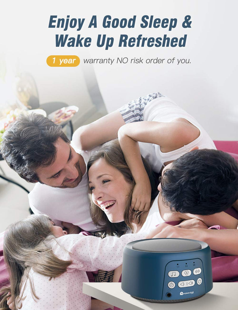 [Australia] - Dreamegg White Noise Machine - D3 Pro Sleep Sound Machine, Rechargeable Noise Machine for Sleeping, 29 HiFi Sound, Battery or Adapter, Auto-Off Timer, Portable Sound Machine for Baby Adult Home Travel D3Pro-Black 