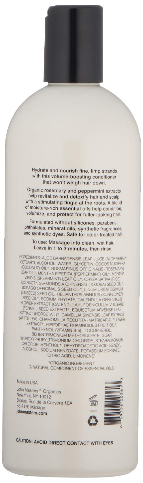 [Australia] - Conditioner for Fine Hair with Rosemary & Peppermint 