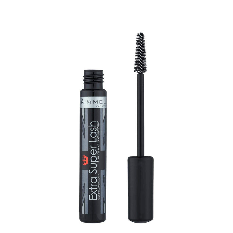 [Australia] - Rimmel Extra 3D Lash Volumising Mascara, Extreme Black, 8ml & Extra Super Lash Volumising Mascara, Black, 8ml + Extra Super Lash 