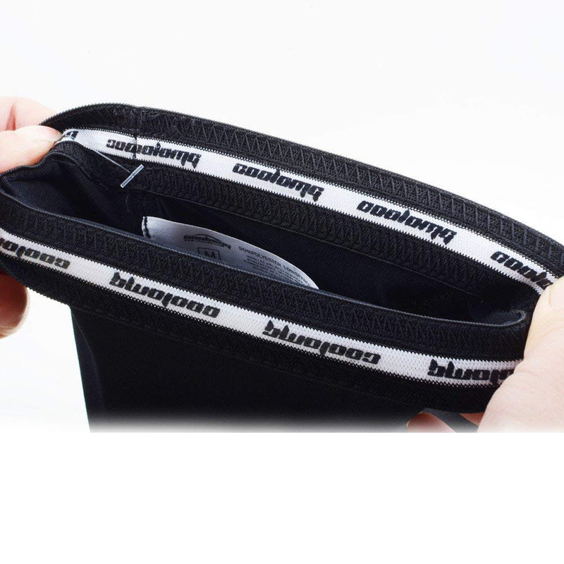 [Australia] - COOLOMG 1PC Compression Leg Sleeve Strech Leg Knee Long Sleeve for Adult Child, Great for Sport Football Basketball Cycling XXS-XL X-Large Black 