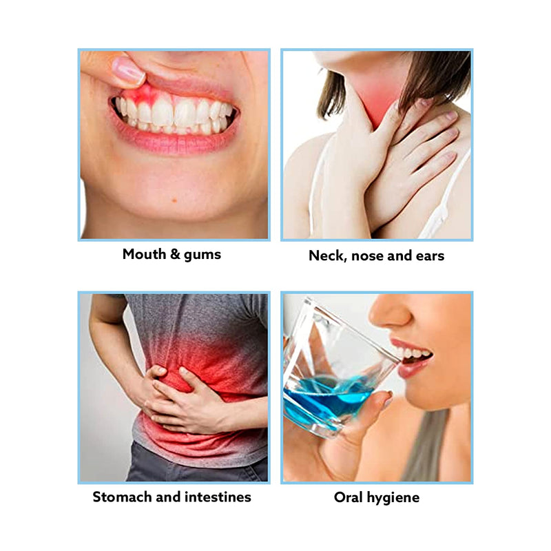 [Australia] - Azulenal Solution for Mouth Ulcer Treatment | Stomach Ulcers, Gingivitis, and Peptic Ulcers | Helps Against Digestion Problems and Throat Infections | Powerful Anti-Inflammatory with Guaiazulene 10 ml (Pack of 1) 