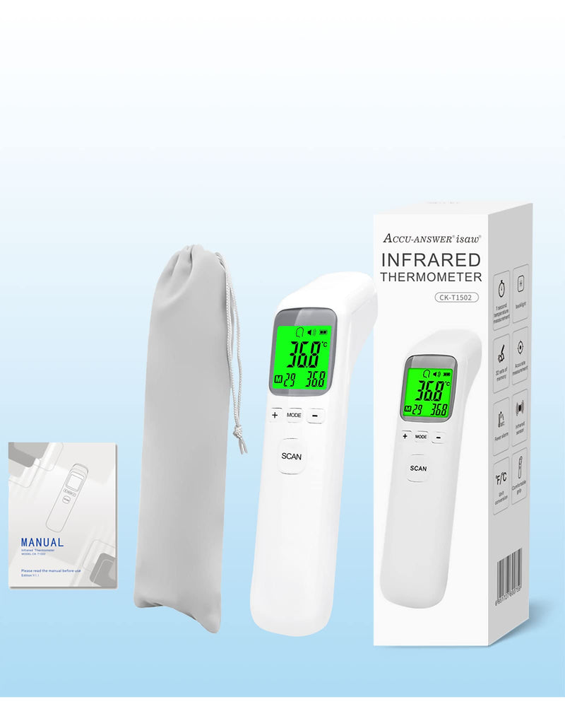 [Australia] - Thermometer for adults and Baby, Digital infrared non contact thermometer with Fever Alarm, LCD Screen, Accurate Reading and Memory Function 