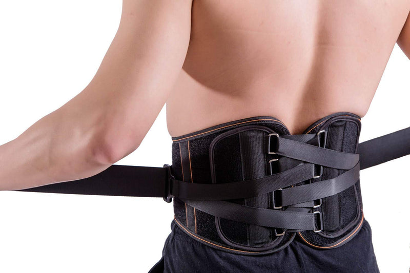 [Australia] - King of Kings Lower Back Brace Pain Relief with Pulley System - Lumbar Support Belt for Women and Men - Adjustable Waist Straps for Sciatica, Spinal Stenosis, Scoliosis or Herniated Disc - Medium Medium (Pack of 1) 