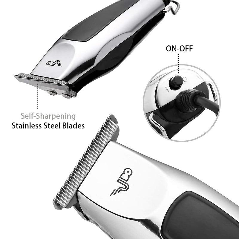 [Australia] - UDO Hair Clipper & Trimmer Set, Holiday Gift, High Performance Men Salon Tool w/Electric Drive Force, Steel Blade and Skin Safety Protection System 