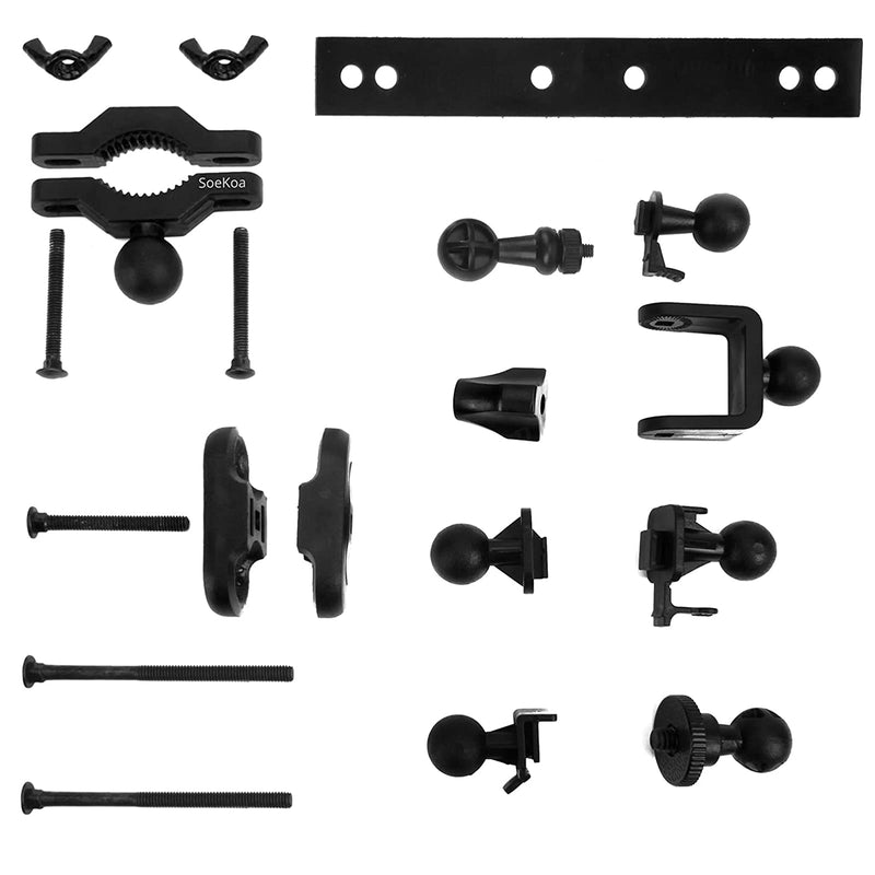 [Australia] - Dash Cam Mirror Mount , with 16 Different Joints, Compatible with APEMAN, UGSHDI, Old Shark, Vantrue, Rexing V1P, YI 2.7", Z-Edge, Peztio, Falcon F170, Roav, KDLINKS X1, Crosstour and 99% Dash Cam 