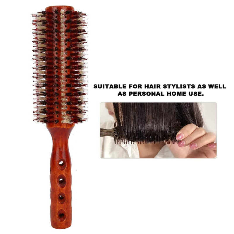 [Australia] - Round Hair Brush, Professional Hair Styling Comb Brush,Handle Comb For Women And Men, Straightening Curling Brush Large For And Curling, Wet And Dry Hair 