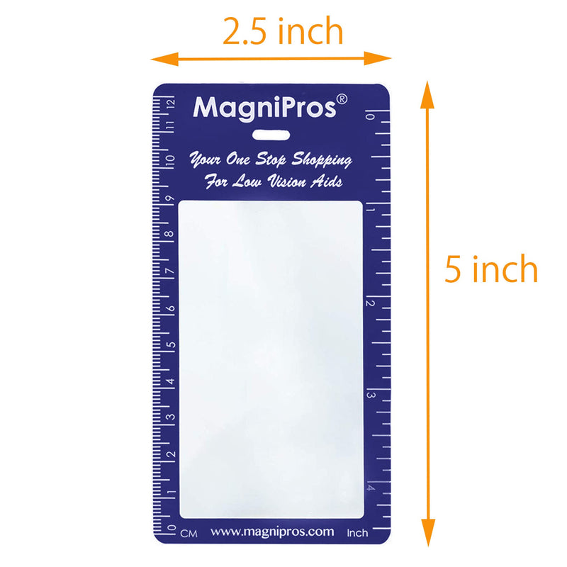 [Australia] - MAGDEPO 3X Credit Card Size Magnifier(12 Packs) with 3X Bookmark Magnifier Emergency Solar Fire Starter -Exact Size That Fits Easily in Your Wallet or Pocket 