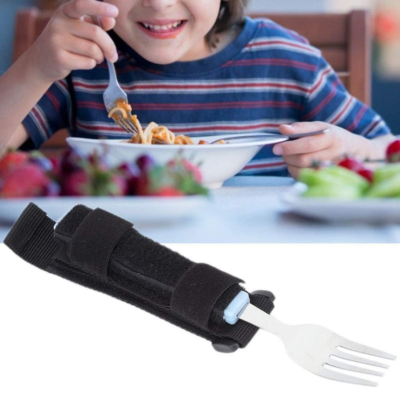 [Australia] - Easy Grip Eating Aids Spoon, Easy Grip Eating Aids Spoon Fork, Adaptive Eating Utensils, Flexible Spoon Fork Rotating Dining Eating Aids Utensil for Disabled Patient Elderly 