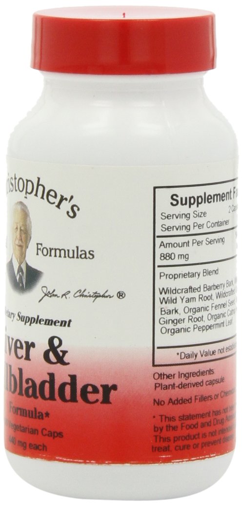 [Australia] - Dr. Christopher's Original Formulas Liver and Gall Bladder Formula Capsules, 100 Count 