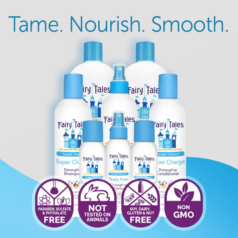[Australia] - Fairy Tales Tangle Tamer Detangling Conditioner for Kids - Ultra Moisturizing and  Anti Frizz Protection  - Paraben Free, Sulfate Free - 12 Oz 