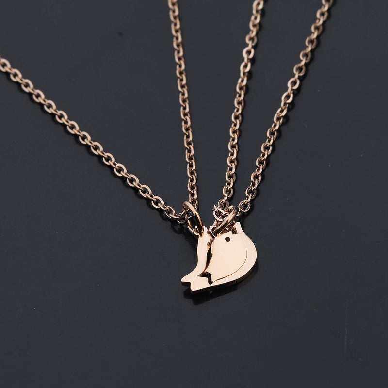 [Australia] - Gzrlyf Mother Daughter Bird Necklace Set Mom and Daughter Necklace Mother’s Day Gifts for Mother&Daughter Aunt&Niece necklace set RG 