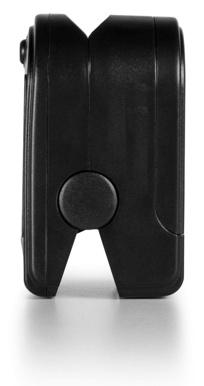 [Australia] - Concord Basics Black Fingertip Pulse Oximeter Blood Oxygen Saturation Monitor with Carrying Case, Batteries, Silicone Cover and Lanyard 