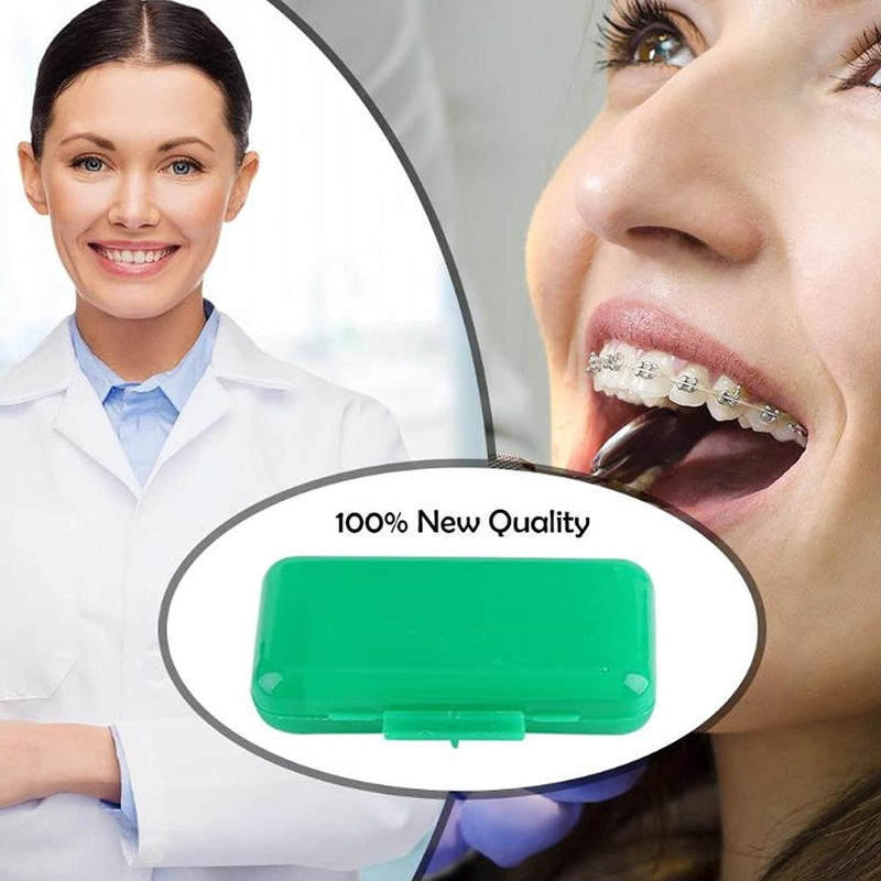 [Australia] - 1 Box of Dental Oral Care Orthodontics Wax Dental Relief Wax with Fruit Flavor Suitable for Brace Wearers Flavored Gum Protection 