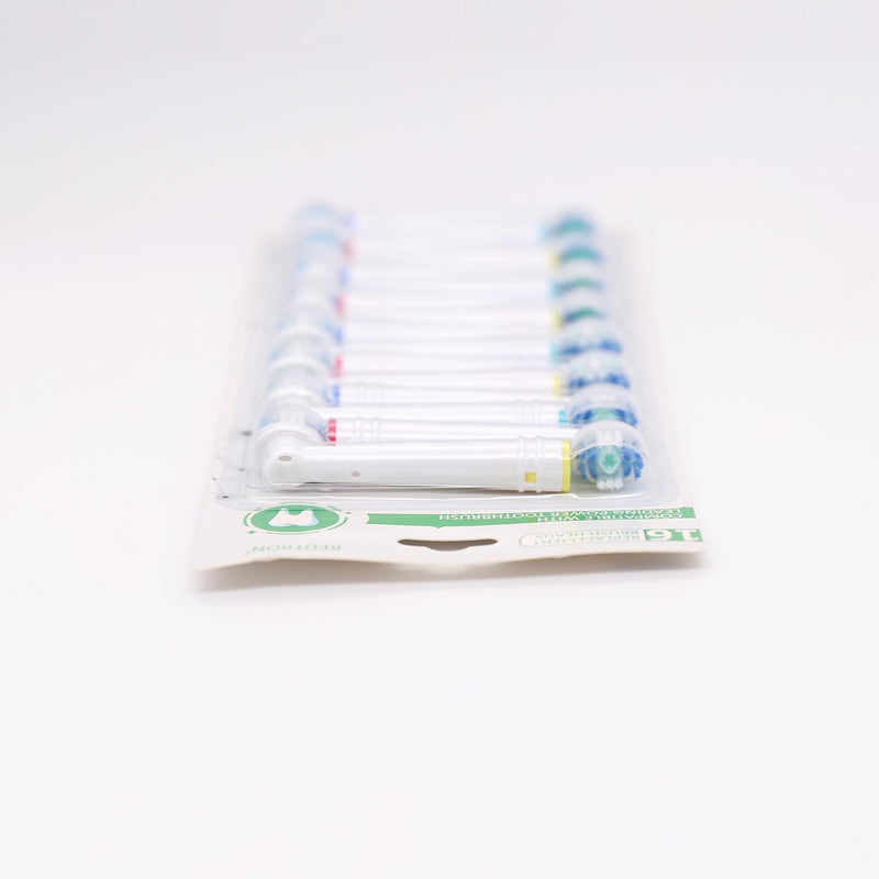 [Australia] - REDTRON Replacement Brush Heads, 16Pcs Toothbrush Heads, Works with Floss, Sensitive, Precision, Whitening White 