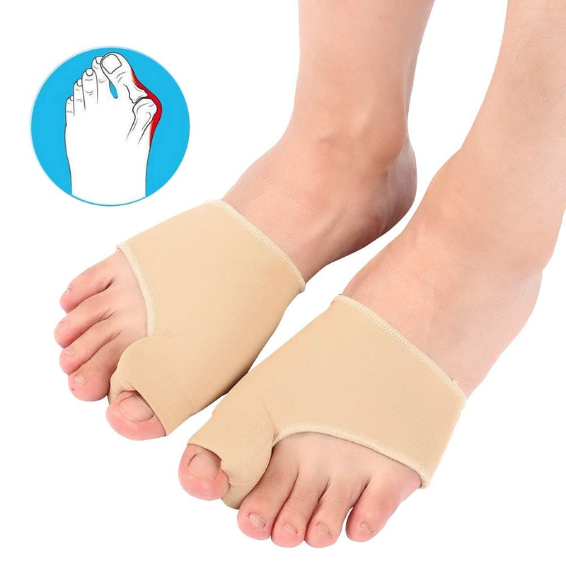 [Australia] - Hallux Valgus Corrector, 1 Pair Toe Spacers for Feet Women Big Toe Straightener Corrector Bunion Socks Foot Care Pain Relief Toe Spacer Socks Great for Women Hammer Toe Correct(L（41-46）) L（41-46） 