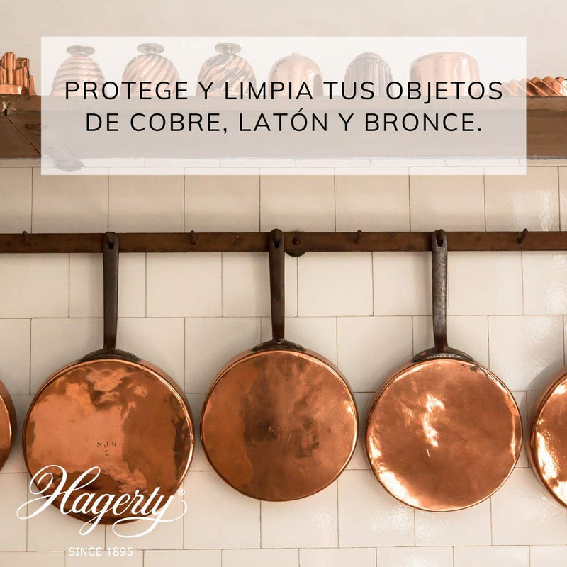 [Australia] - Hagerty Copper, Brass & Bronze Duster - Impregnated Polishing Cloth for Copper, Brass or Bronze Objects - 1 Piece 55 x 36 cm - Shine and Extra Protection 