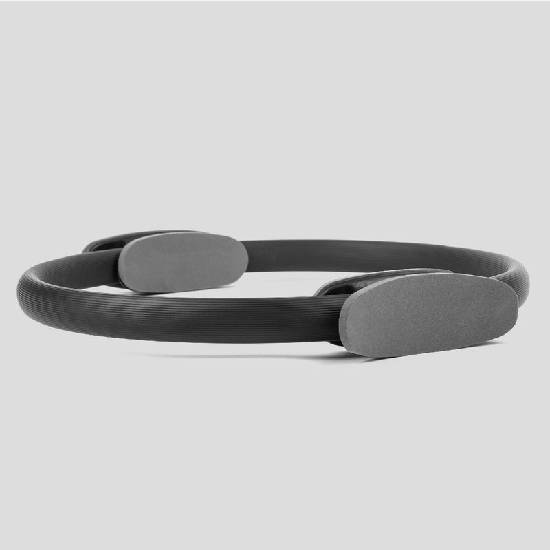[Australia] - Phoenix Fitness RY1009 Pilates Ring Double Handle Exercise Circle Fitness Magic Circle Resistance Ring Dual Grip for Yoga Core Training 15 Inch, Black 