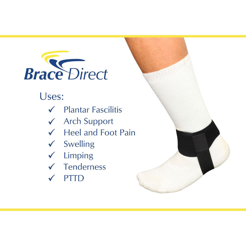 [Australia] - Plantar Fasciitis Day Splint Ankle Brace Can Be Worn with Shoes - Foot Arch Support Brace - Support for Mild and Moderate Foot Pain Relief by Brace Direct S-M 