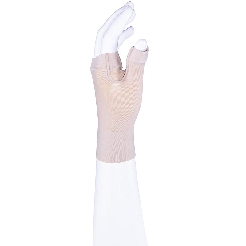 [Australia] - Truform Lymphedema Compression Gauntlet, 20-30 mmHg Post Mastectomy Support, Beige, Medium (20-30 mmHg) 