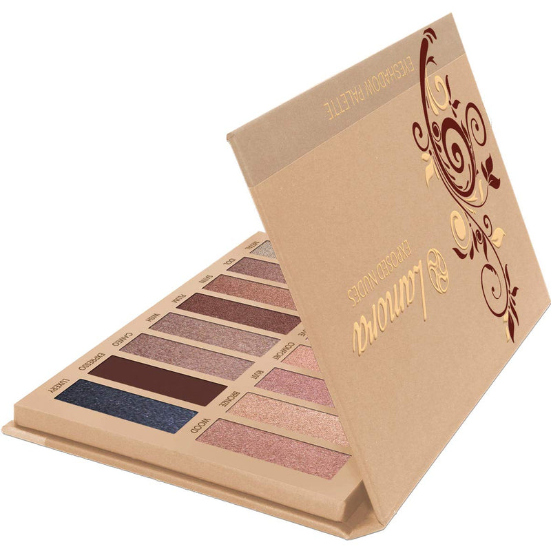 [Australia] - Best Pro Eyeshadow Palette Makeup - Matte Shimmer 16 Colors - Highly Pigmented - Professional Nudes Warm Natural Bronze Neutral Smoky Cosmetic Eye Shadows Nude Exposed 