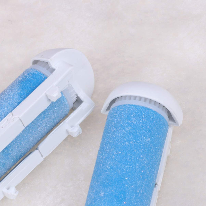 [Australia] - HEALLILY 4pcs Pedicure Refills Callus Remover Replacement Roller Heads Foot Dead Skin Remover Rollers Blue 