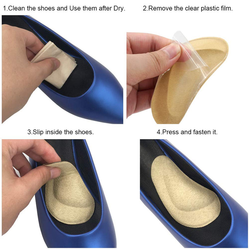 [Australia] - Dr. Foot's Arch Support Insoles for Flat Feet, Plantar Fasciitis, Relieve Pain for Women and Men (Beige+Brown+Black) Beige+brown+black 