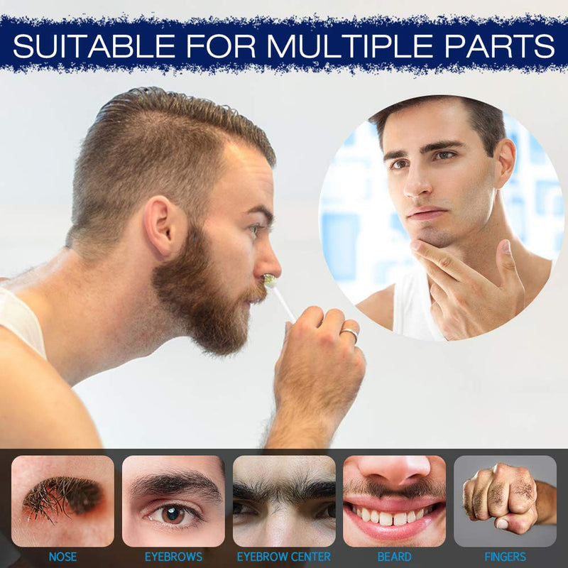 [Australia] - Nose Waxing kit, 100g Nose Hair Removal Wax for Men & Women, Painless Depilatory Wax Beans Ear Hair Removal for Men Nose with 20 Wax Sticks Applicators, Over 20 Times Usage 