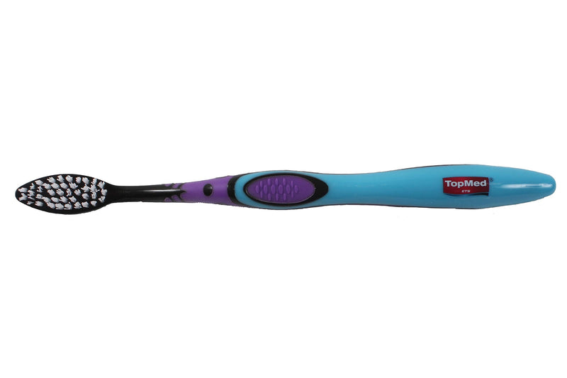 [Australia] - Top Med ETS Smokers Toothbrush Extra Hard (Color May Vary) 1 Pack 1 Count (Pack of 1) 