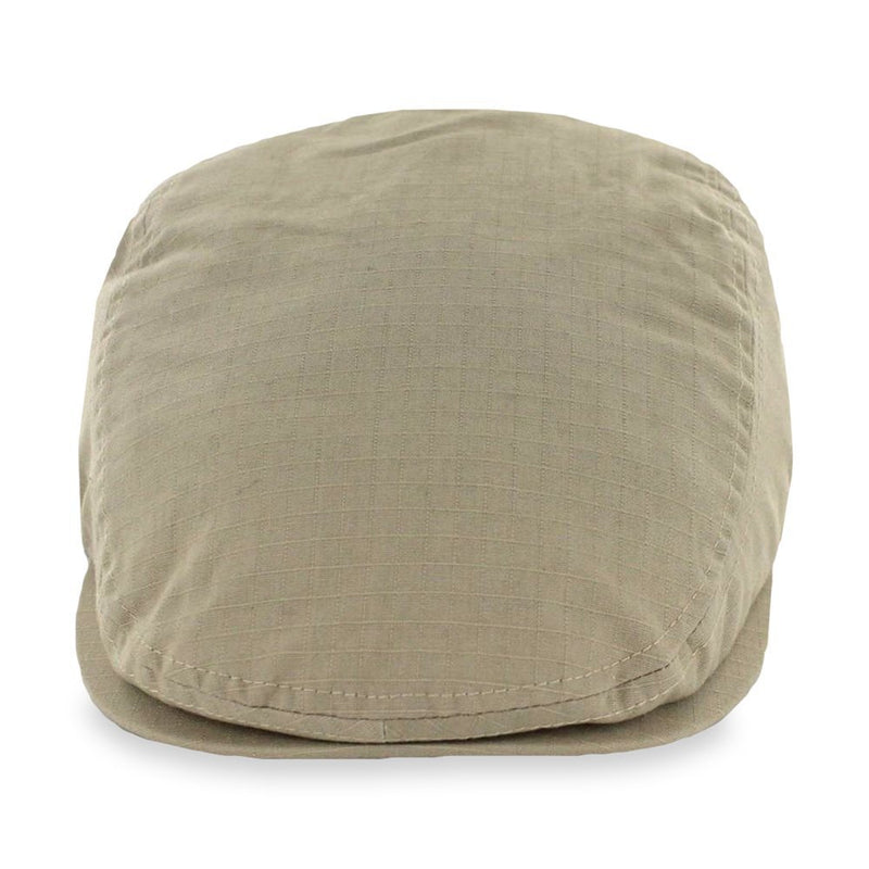 [Australia] - Belfry Flat Cap Lightweight Cotton Ripstop Ivy Pub in 4 Colors Small Tan 