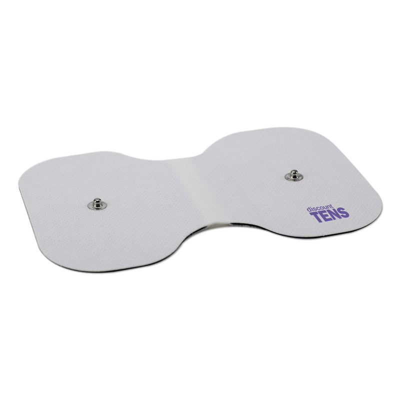[Australia] - Omron Compatible Butterfly TENS Electrodes, 2 Premium Quality 4 inch x 6 inch Hourglass Self Adhesive Electrodes for Omron TENS Devices, Discount TENS Brand 
