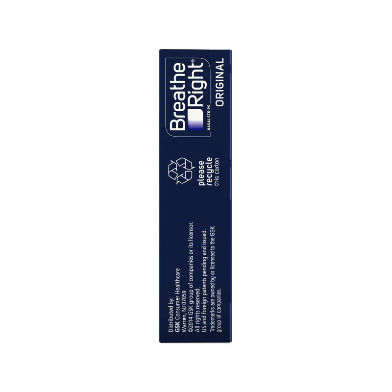 [Australia] - Breathe Right Original Tan Small/Medium Drug-Free Nasal Strips for Nasal Congestion Relief 30 Count (Pack of 2) 