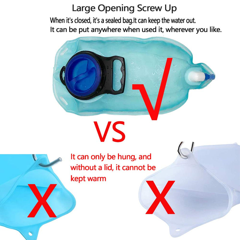 [Australia] - Smokitcen 2L Enema Bag Kit – 5ft. Long Silicone Hose – 3 Multi-Size Reusable Tips – Controlled Water Flow for Colon Detox Cleanse Enemas (TX004) TX004 