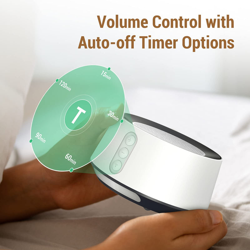 [Australia] - Fitniv White Noise Machine with Adjustable Baby Night Light for Sleeping, 14 High Fidelity Sleep Machine Soundtracks, Timer and Memory Feature, Plug in, Sound Machine for Baby, Adults 