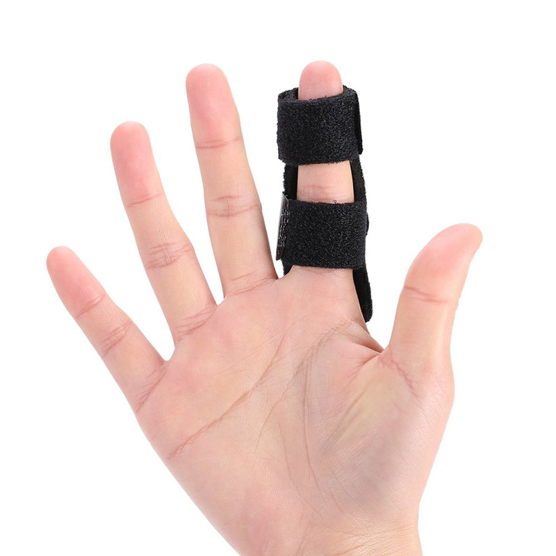 [Australia] - Finger Splint, Adjustable Aluminium Alloy Index Middle Finger Splint Hand Support Tenosynovitis Recovery Brace Protection, Injury Pain Bending Deformation Aid Tools 