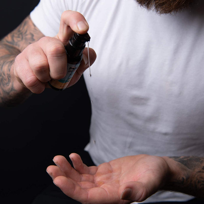 [Australia] - Beard Oil 100ml | Vanilla & Mango | Beard Care for Men | Softens, Hydrate & Conditions Facial Hair | Promotes Growth, Reduces Dryness & Itching | Contains Natural & Premium Ingredients Argan, Jojoba, Sweet Almond & Grapeseed Oil 