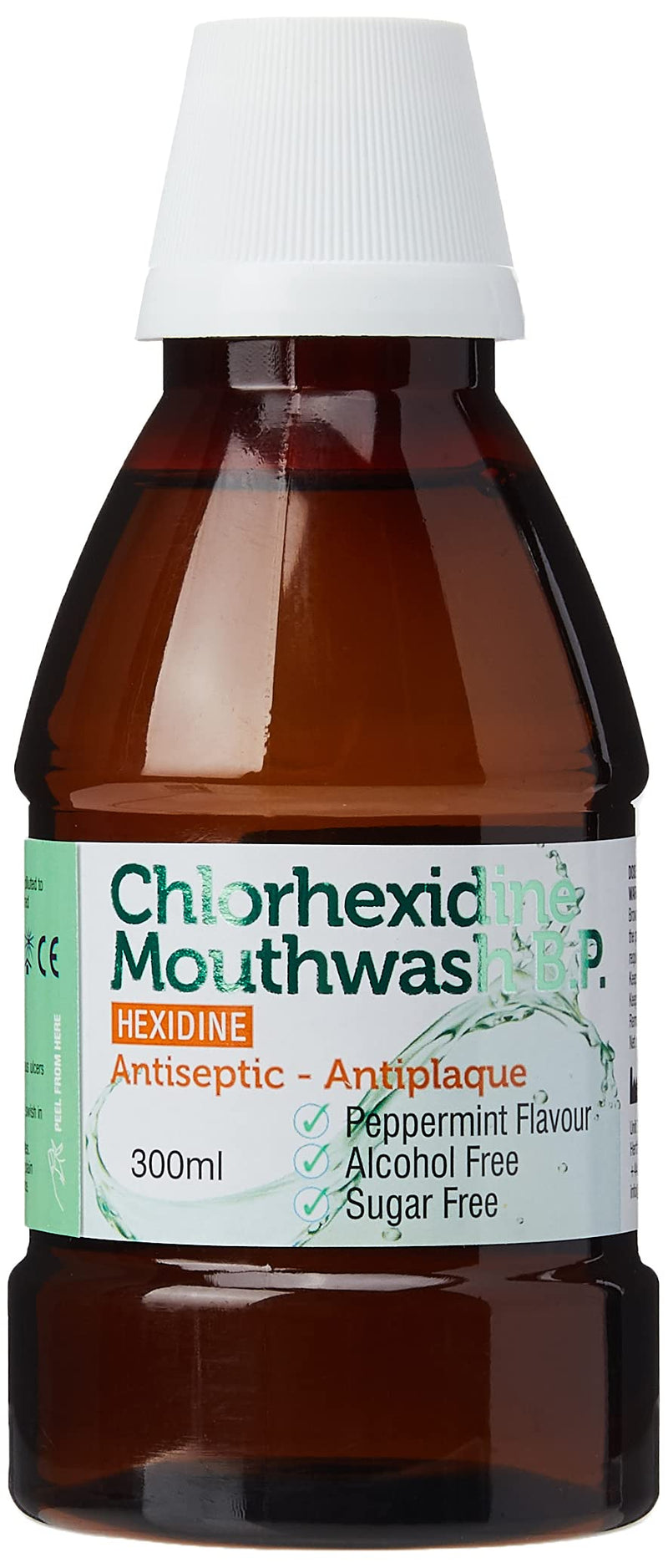 [Australia] - Chlorhexidine Gluconate Antiseptic Mouthwash Peppermint Flavour 300ml 