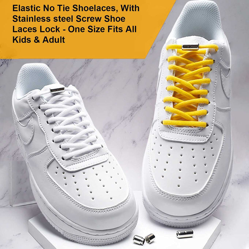 [Australia] - 3Pair Elastic No Tie Shoelaces,Sneakers,One Size Fits All Adult Kids Shoes Black 3pairs 