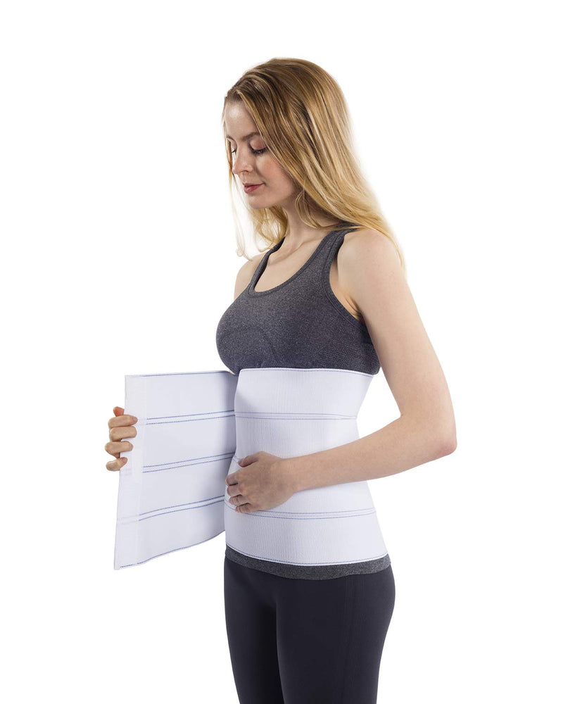 [Australia] - NYOrtho Abdominal Binder Lower Waist Support Belt - Compression Wrap for Men and Women (90" - 105") 4 Panel - 12" 4 Panel - 12" High 90-105 Inch (Pack of 1) 