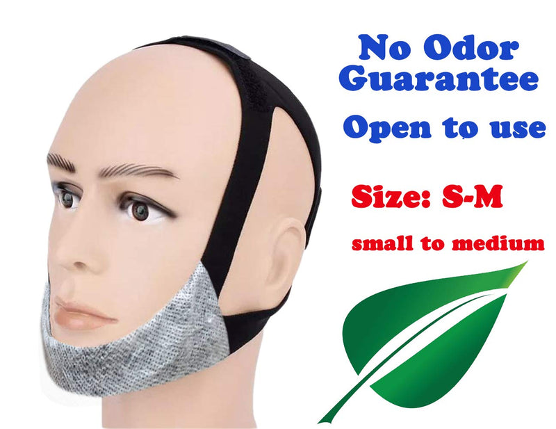 [Australia] - CPAP Chin Strap No Itchy No Odor No Stain, for Small to Medium Size, CPAP Supplies for Sensitive Skin, Non-invasive Anti Snoring Chin Strap wo Irritation, Open Mouth Breathing Prevention Strap 
