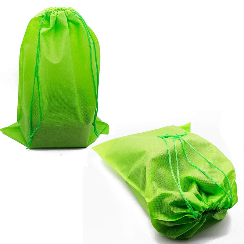 [Australia] - Pack of 10 Travel Shoe Bags, Portable Travel Non-Woven Shoe Packing Organizers Tote Bags w/ Drawstring for Men and Women, 39x30cm (Multicolour) 